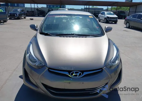 2016 Hyundai Elantra Se from USA, damaged, VIN 5NPDH4AE0GH686307